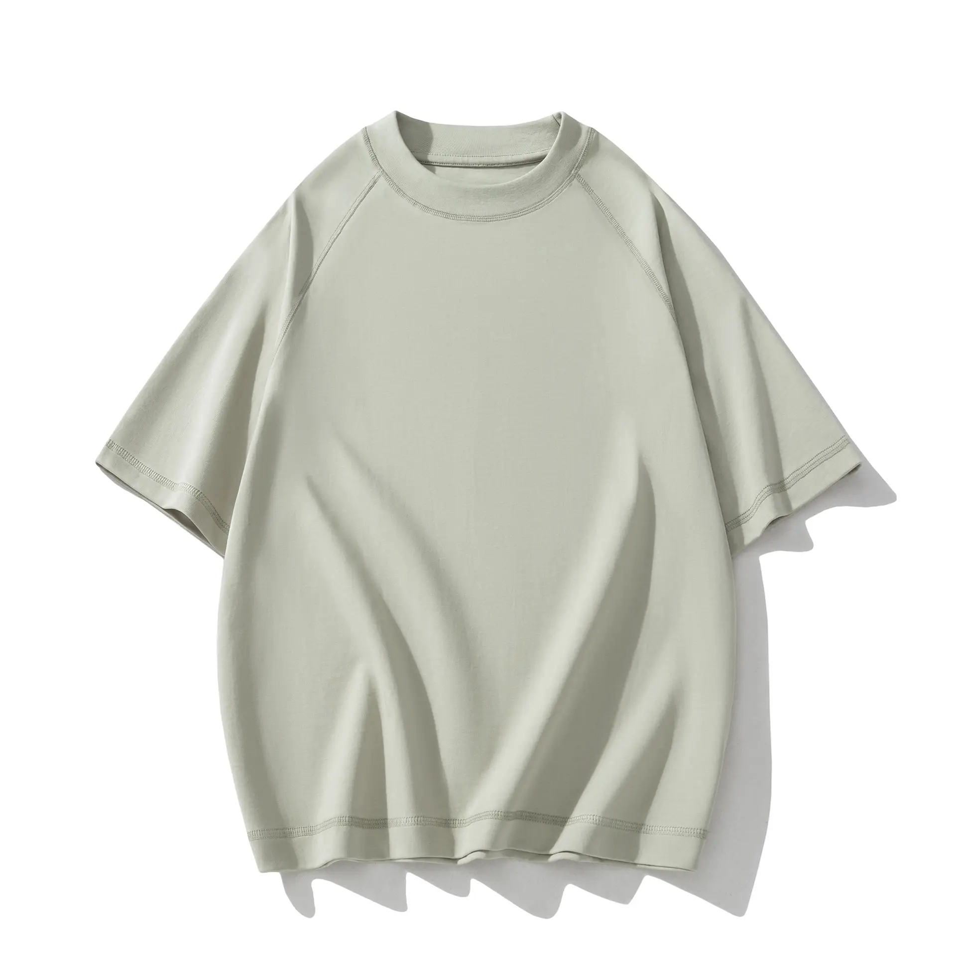 300g Heavy Raglan Pure Cotton T-Shirt for Men - Image 6
