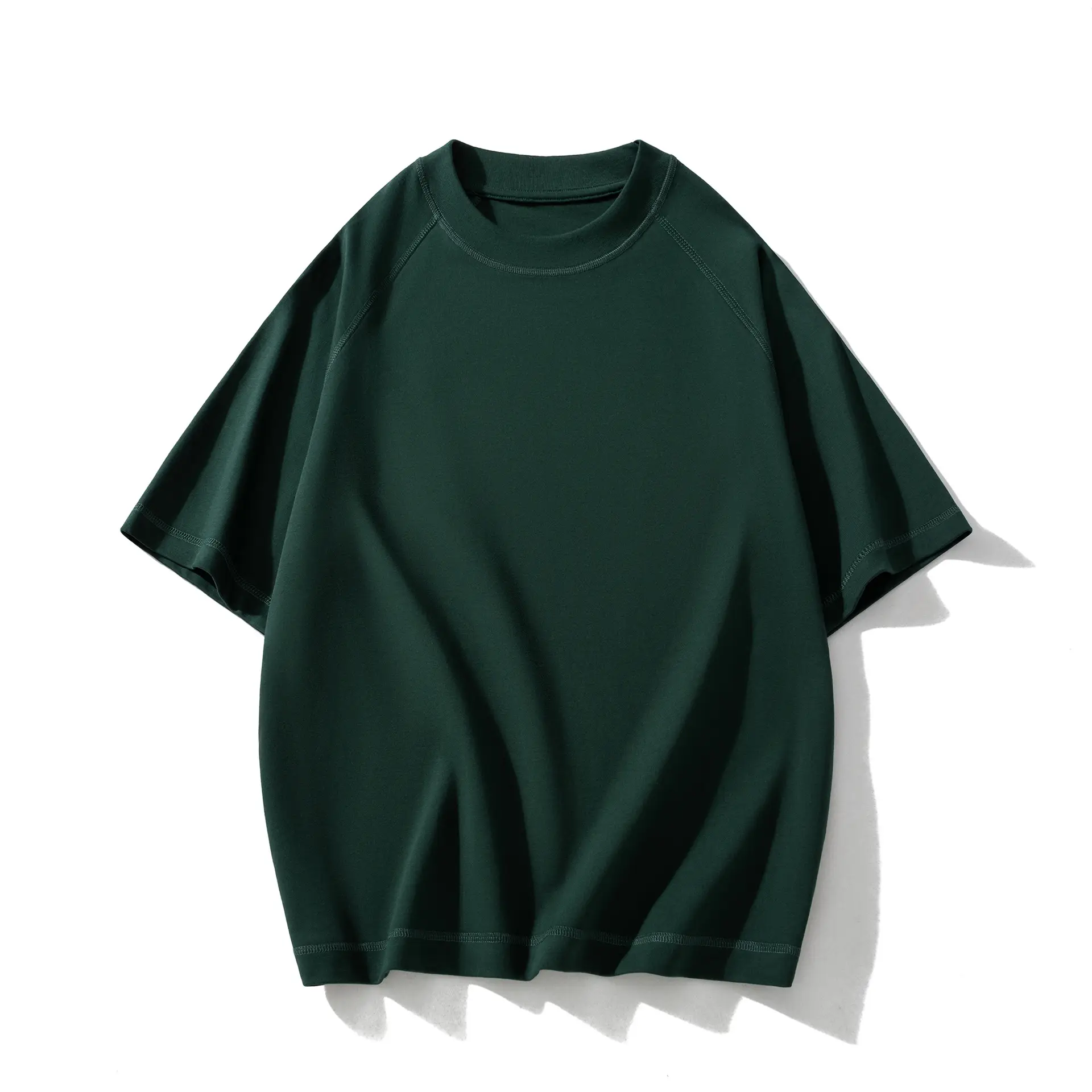 300g Heavy Raglan Pure Cotton T-Shirt for Men - Image 7