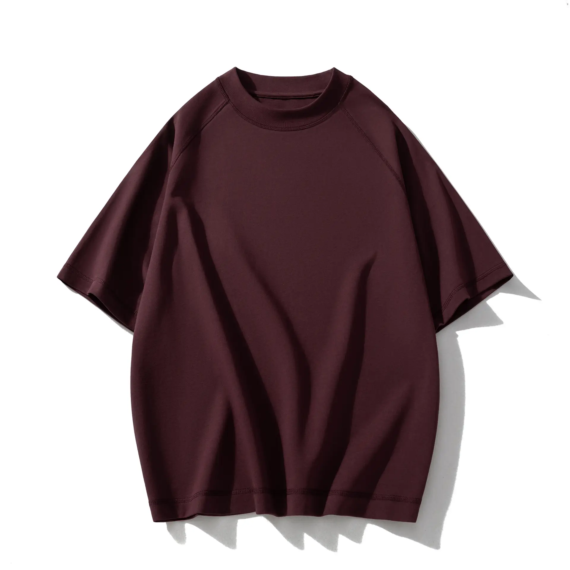 300g Heavy Raglan Pure Cotton T-Shirt for Men - Image 8