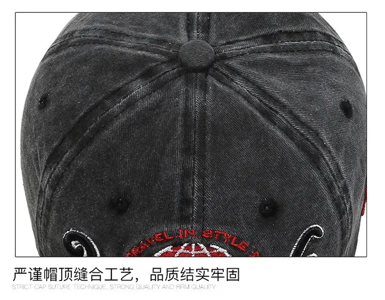 Men Denim Sun Hat with "Bergamo" Logo — feature 13