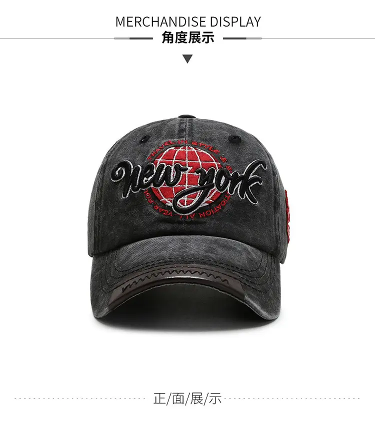 Men Denim Sun Hat with "Bergamo" Logo — feature 6