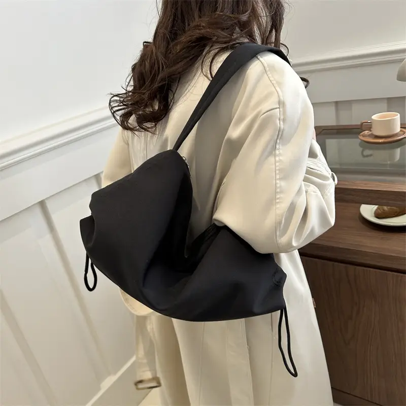 Casual Solid Large Capacity Shoulder Bag Women 2024 - Image 5