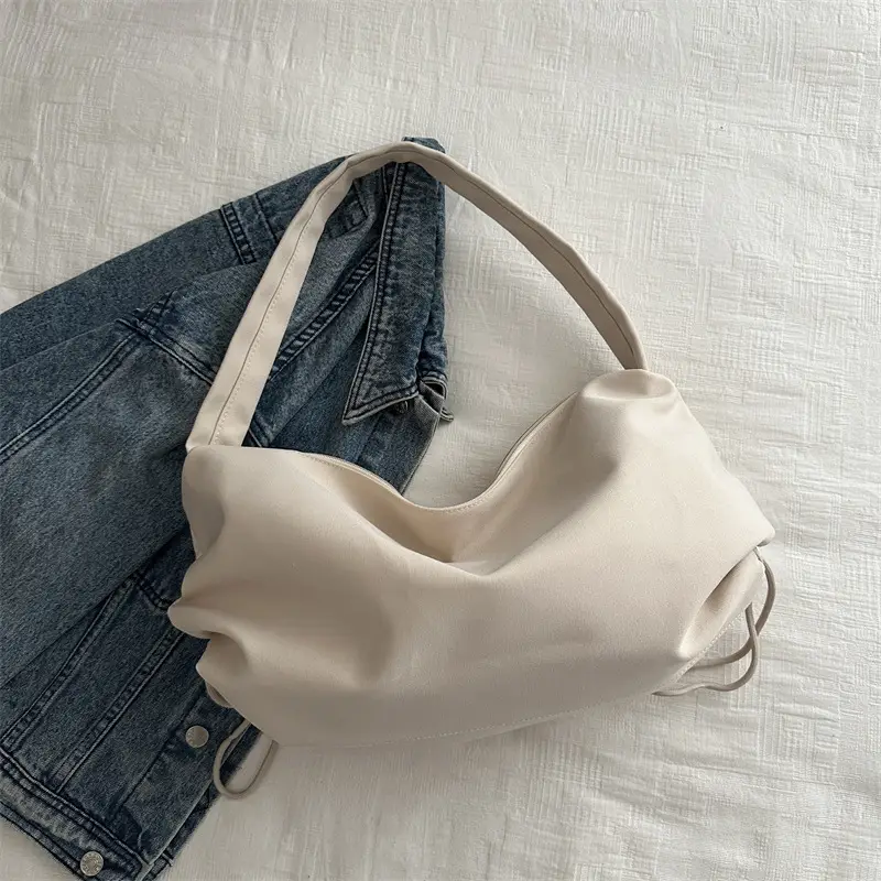 Casual Solid Large Capacity Shoulder Bag Women 2024 - Image 2
