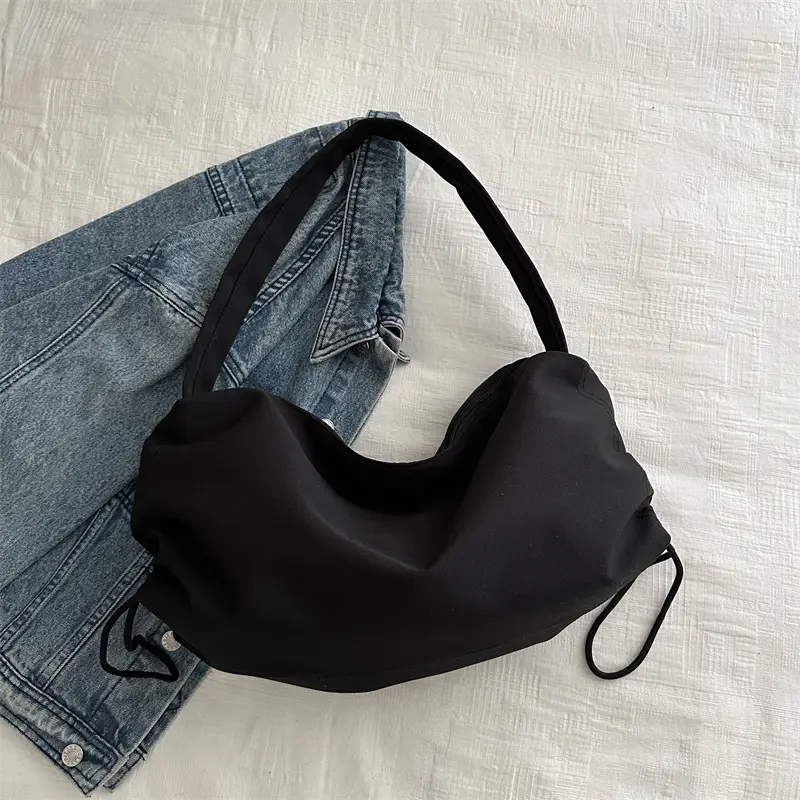Casual Solid Large Capacity Shoulder Bag Women 2024 - Image 3