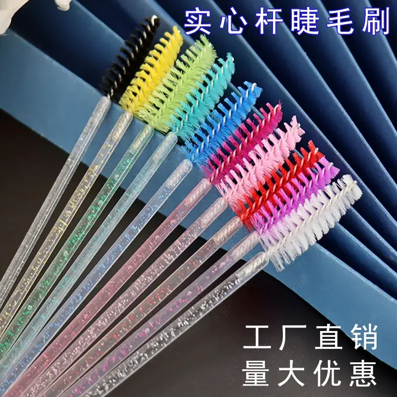 Crystal Solid Eyebrow & Eyelash Brush Set 50Pcs Colorful - Image 18