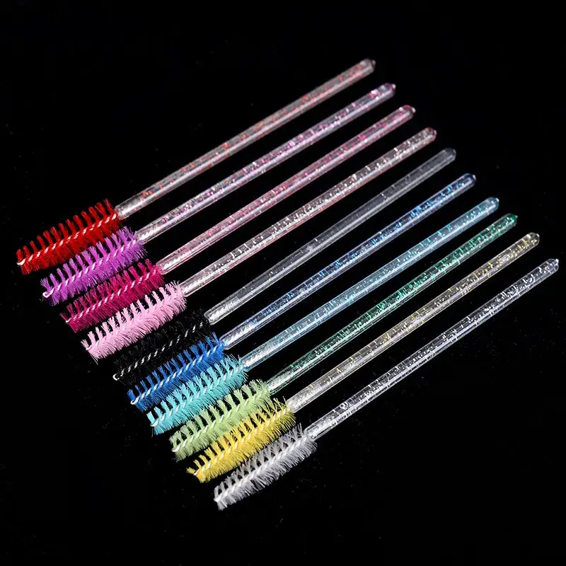 Crystal Solid Eyebrow & Eyelash Brush Set 50Pcs Colorful - Image 19