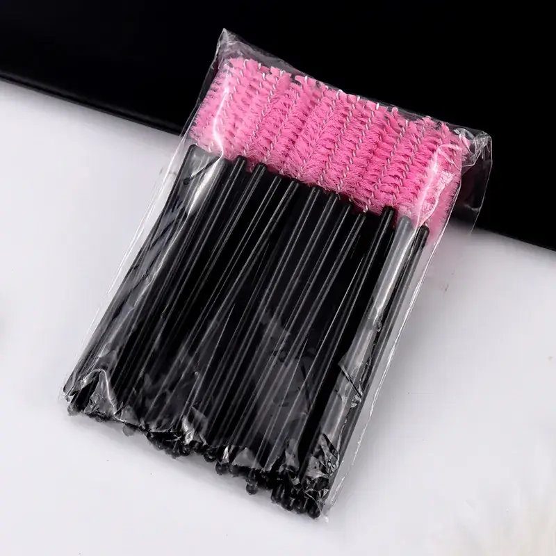 Crystal Solid Eyebrow & Eyelash Brush Set 50Pcs Colorful - Image 15