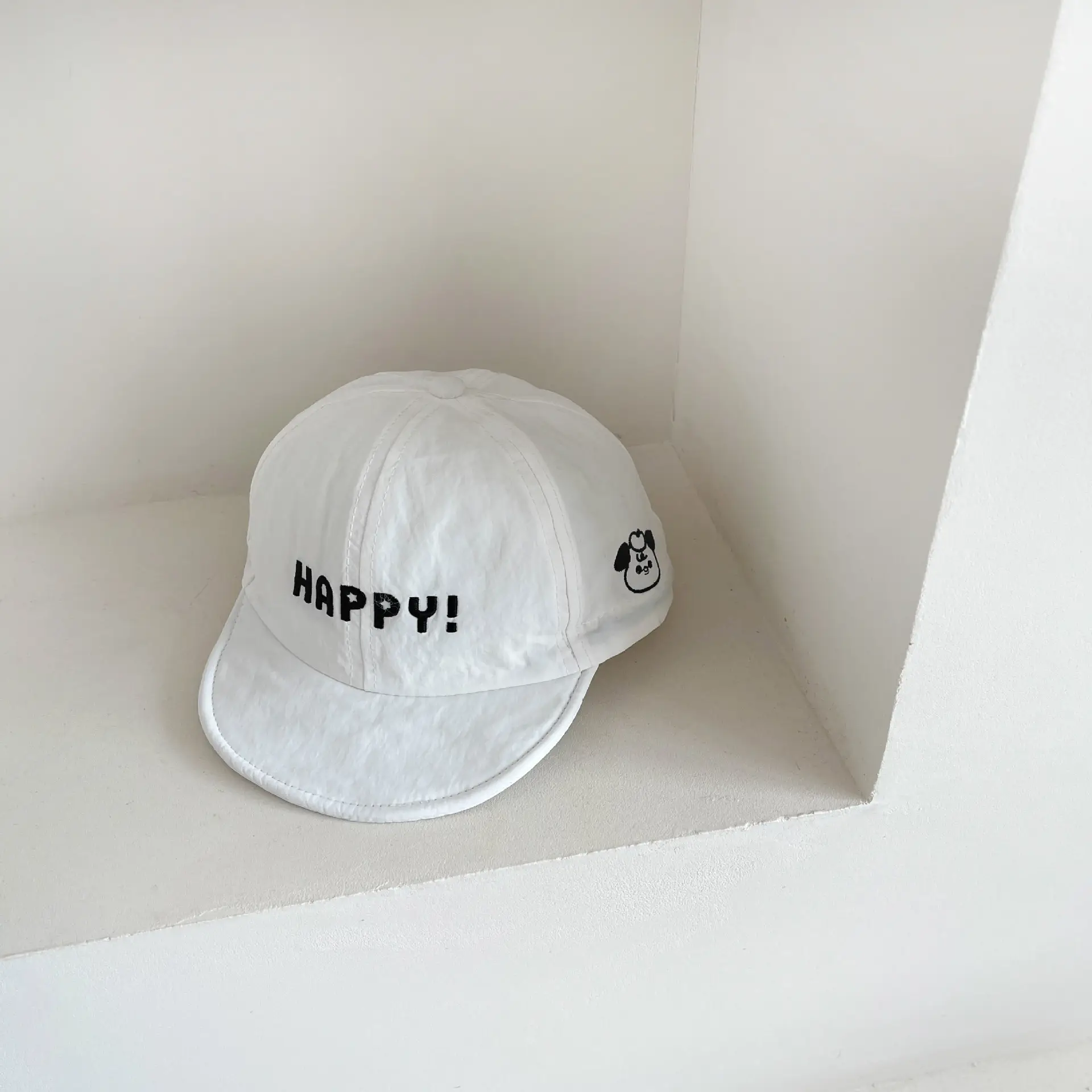 Kids Happy Hat Sun Proof Beige Brown — feature 5