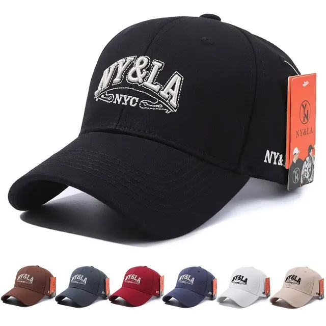 Men's Brown Embroidered Baseball Cap with Big Head - Image 8