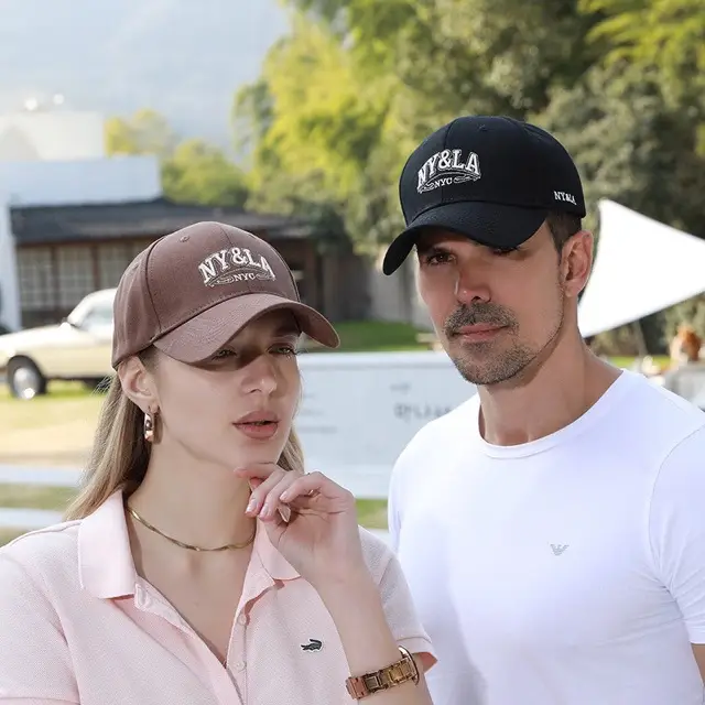 Men's Brown Embroidered Baseball Cap with Big Head - Image 9