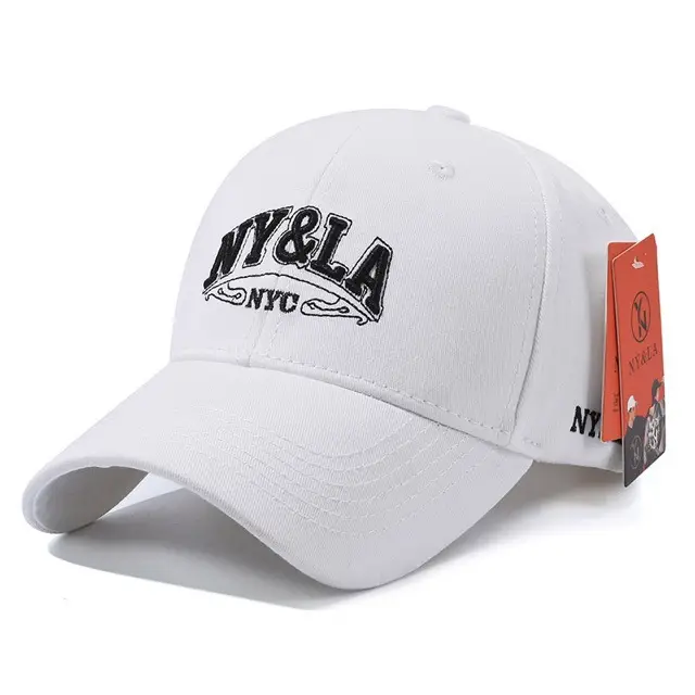 Men's Brown Embroidered Baseball Cap with Big Head - Image 2