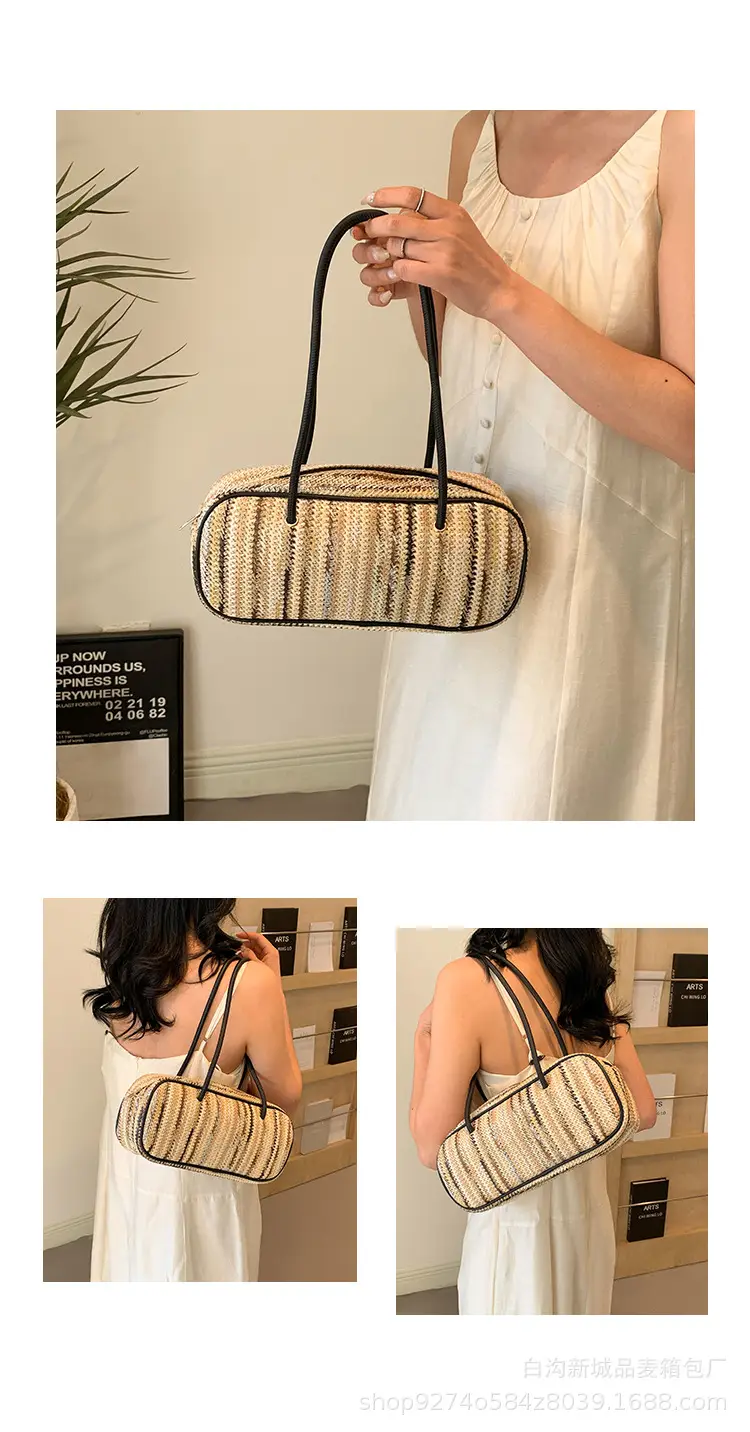 Colorful Striped Shoulder Bag for Women 2026 — feature 10