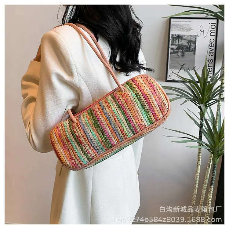 Colorful Striped Shoulder Bag for Women 2026 — feature 20