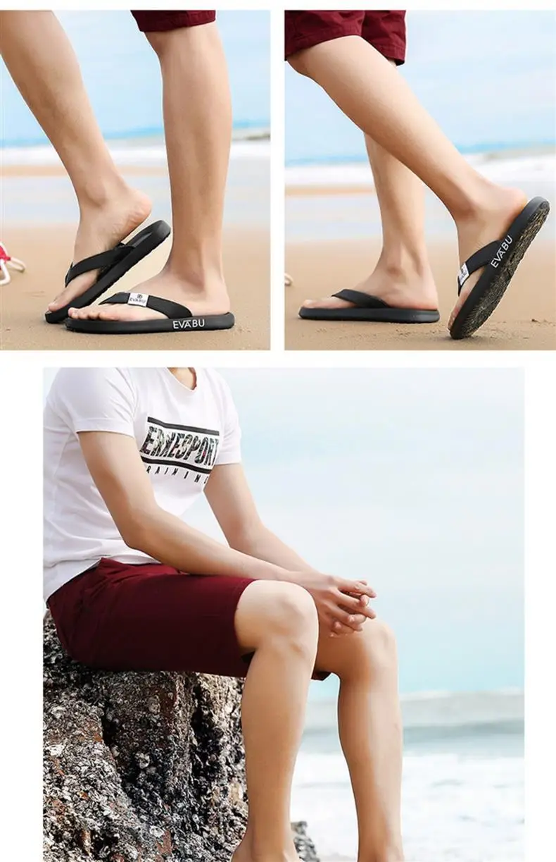 Men's Flip-flops Summer Non-slip Outdoor Sandals Flip-flops Men's Summer Sandals Men's Casual Rubber Beach Shoes Men's — feature 15