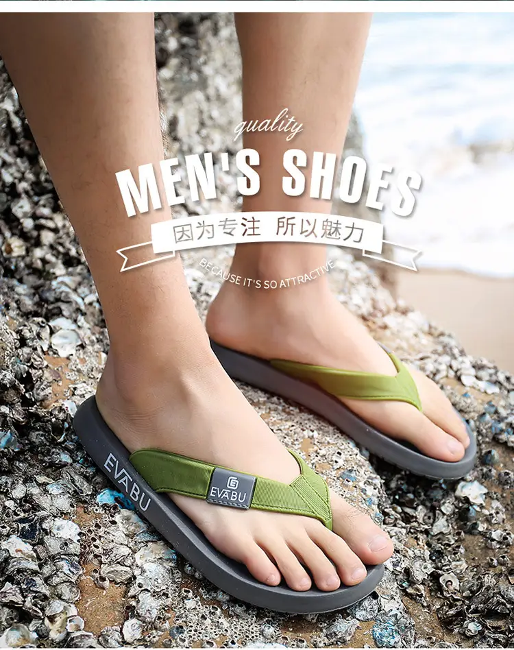 Men's Flip-flops Summer Non-slip Outdoor Sandals Flip-flops Men's Summer Sandals Men's Casual Rubber Beach Shoes Men's — feature 2