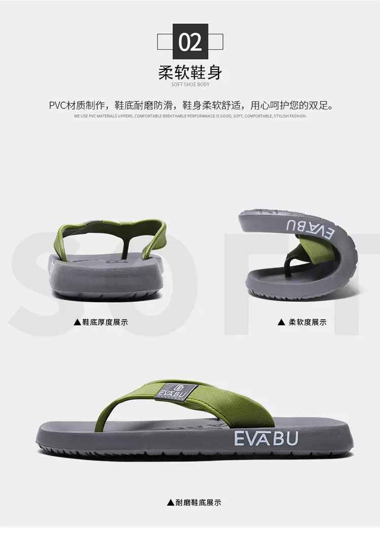 Men's Flip-flops Summer Non-slip Outdoor Sandals Flip-flops Men's Summer Sandals Men's Casual Rubber Beach Shoes Men's — feature 6