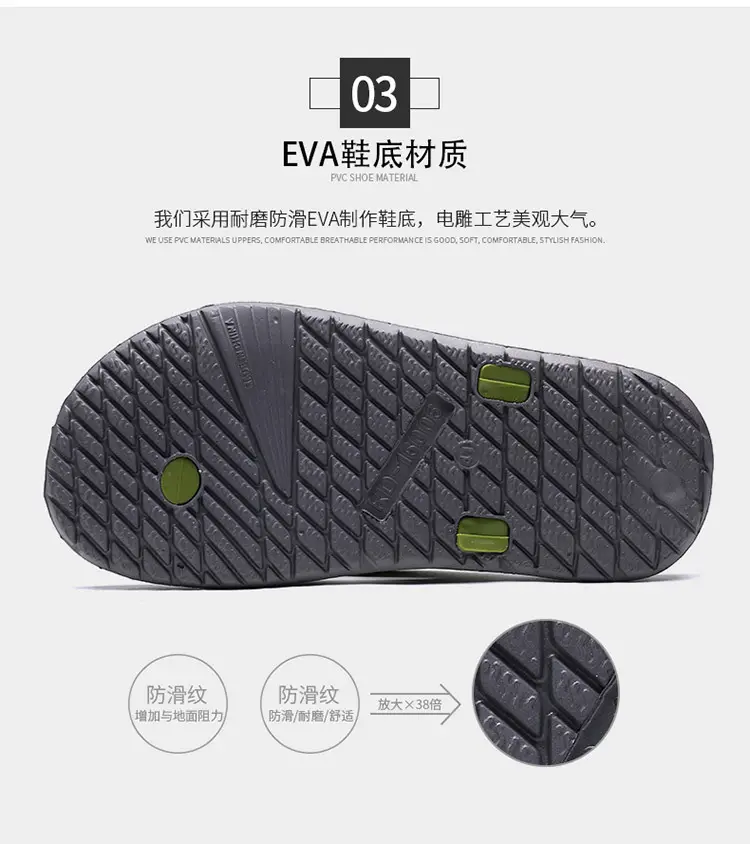 Men's Flip-flops Summer Non-slip Outdoor Sandals Flip-flops Men's Summer Sandals Men's Casual Rubber Beach Shoes Men's — feature 7
