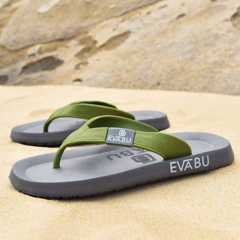 Men's Flip-flops Summer Non-slip Outdoor Sandals Flip-flops Men's Summer Sandals Men's Casual Rubber Beach Shoes Men's - Image 3