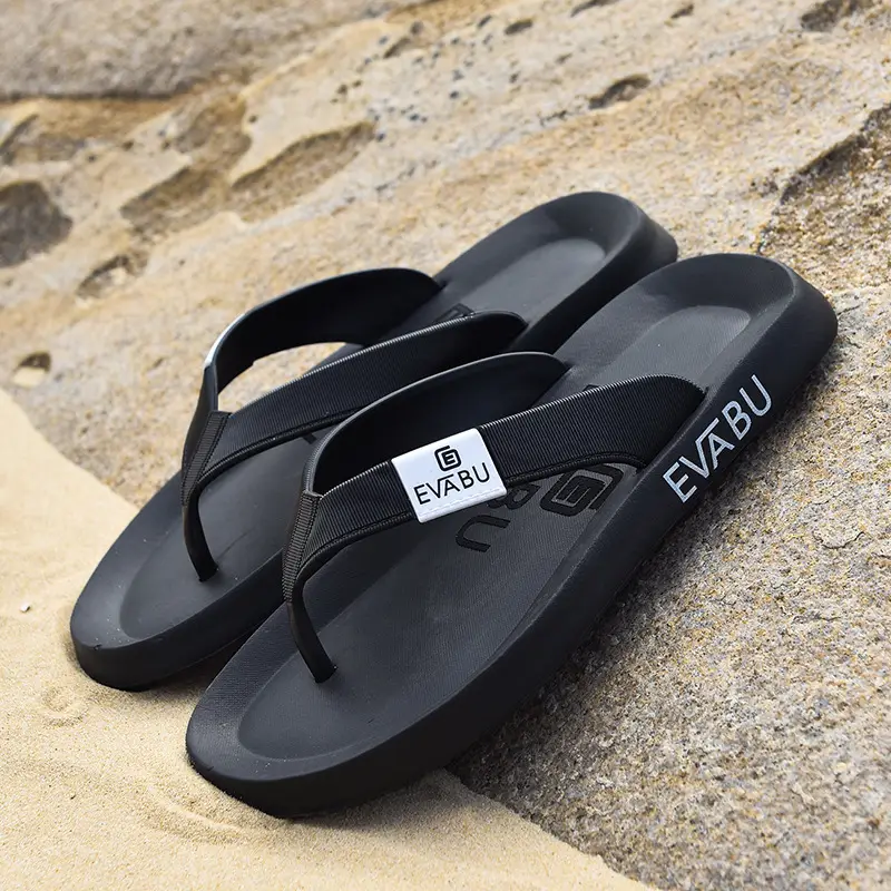 Men's Flip-flops Summer Non-slip Outdoor Sandals Flip-flops Men's Summer Sandals Men's Casual Rubber Beach Shoes Men's - Image 4