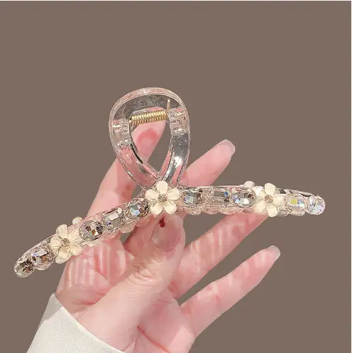 High-End Korean Style Pearl Shark Hair Clip