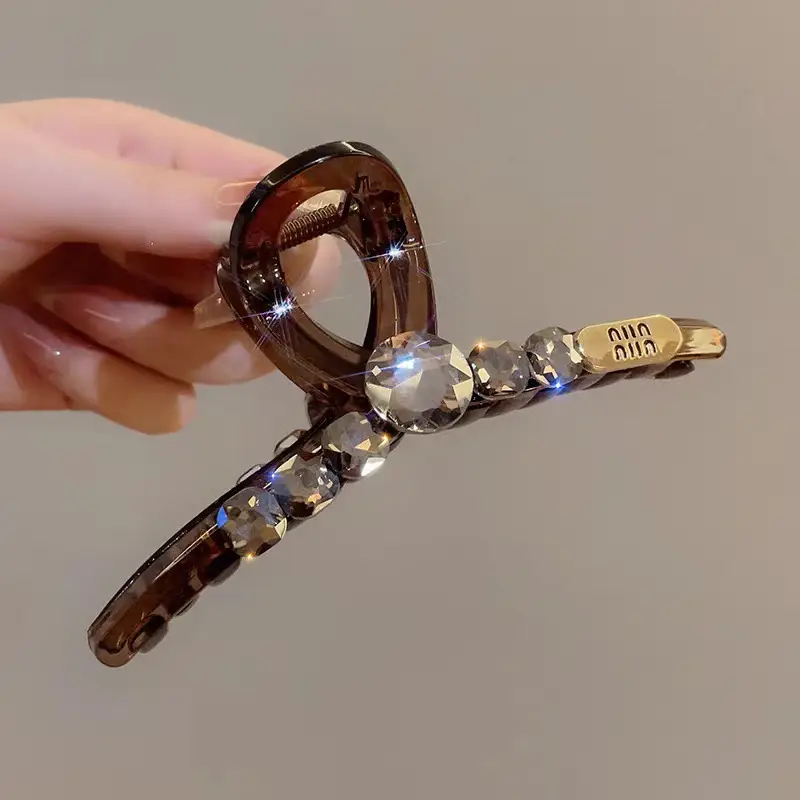 High-End Korean Style Pearl Shark Hair Clip