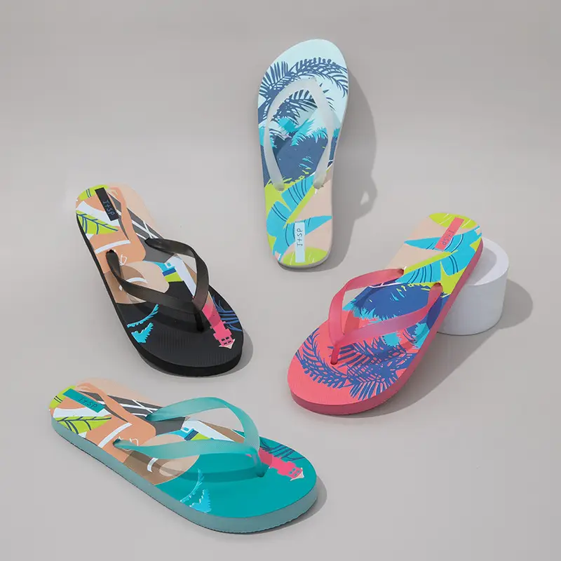New Style Flip-Flops for Women Summer Trendy Flat Sandals Rubber Outdoor Casual Personalized Flip-Flops Beach Shoes for Women - Image 13