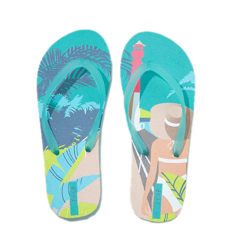 New Style Flip-Flops for Women Summer Trendy Flat Sandals Rubber Outdoor Casual Personalized Flip-Flops Beach Shoes for Women - Image 14