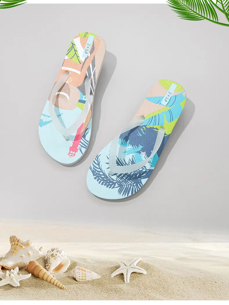 New Style Flip-Flops for Women Summer Trendy Flat Sandals Rubber Outdoor Casual Personalized Flip-Flops Beach Shoes for Women — feature 2