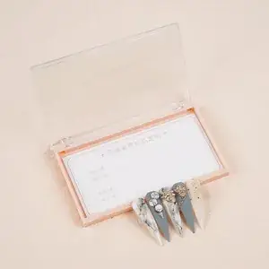 Transparent Double-Layer Nail Storage Box for Home Use — feature 15