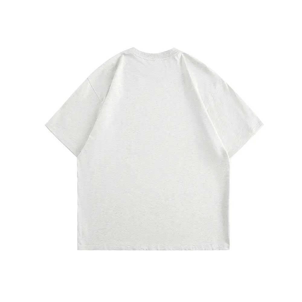 Men Green Cotton T-Shirt Short Sleeve Loose Fit - Image 17