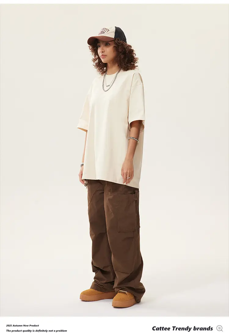 Men Green Cotton T-Shirt Short Sleeve Loose Fit — feature 29