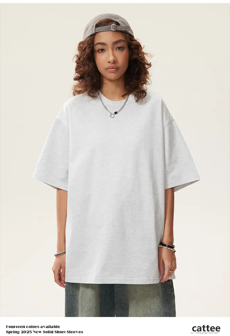 Men Green Cotton T-Shirt Short Sleeve Loose Fit — feature 39