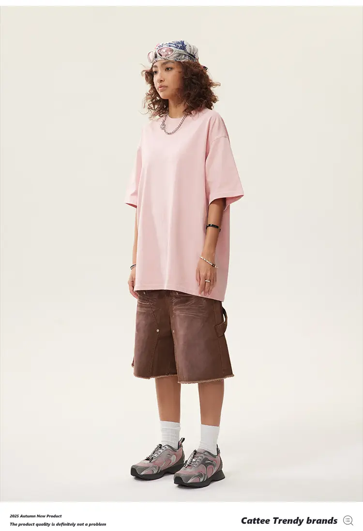 Men Green Cotton T-Shirt Short Sleeve Loose Fit — feature 42