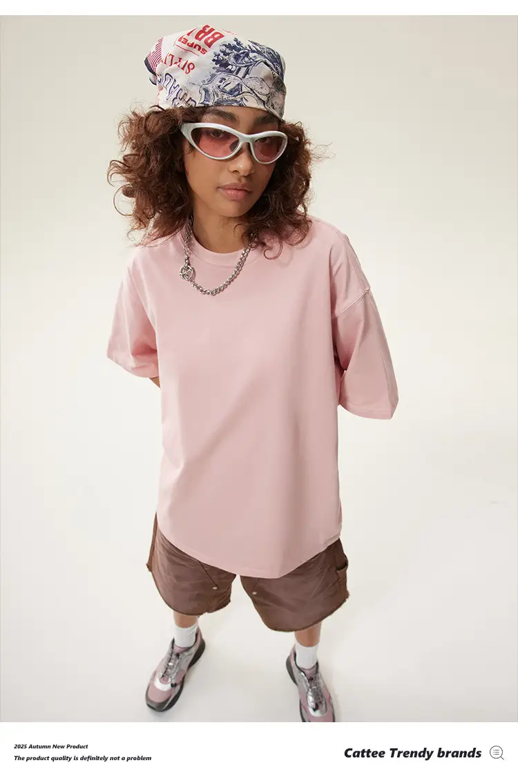 Men Green Cotton T-Shirt Short Sleeve Loose Fit — feature 43