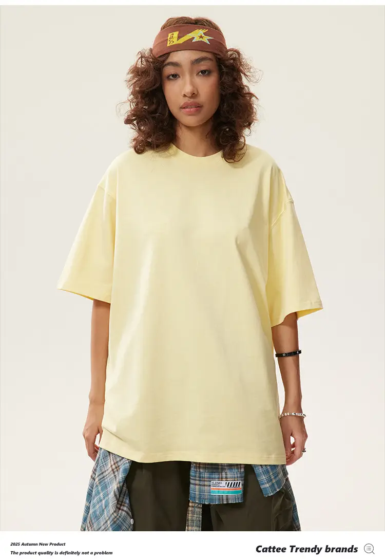 Men Green Cotton T-Shirt Short Sleeve Loose Fit — feature 47