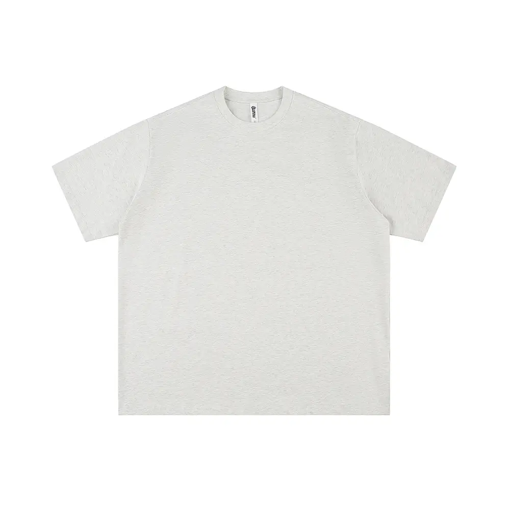 Men Green Cotton T-Shirt Short Sleeve Loose Fit - Image 2