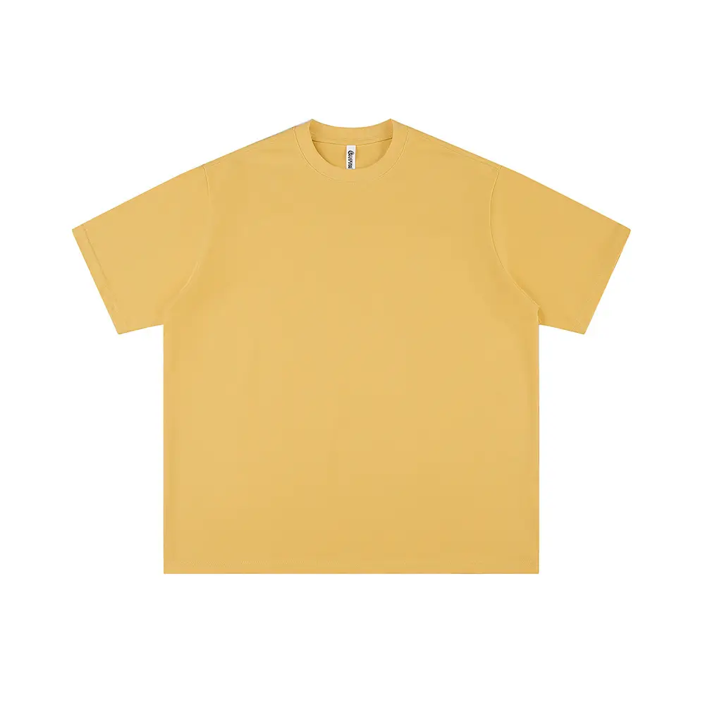 Men Green Cotton T-Shirt Short Sleeve Loose Fit - Image 3