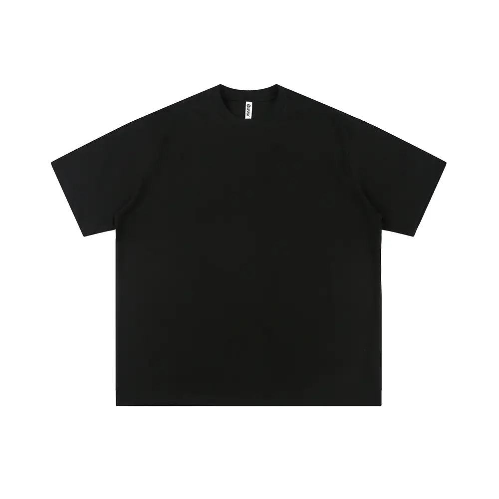 Men Green Cotton T-Shirt Short Sleeve Loose Fit - Image 5