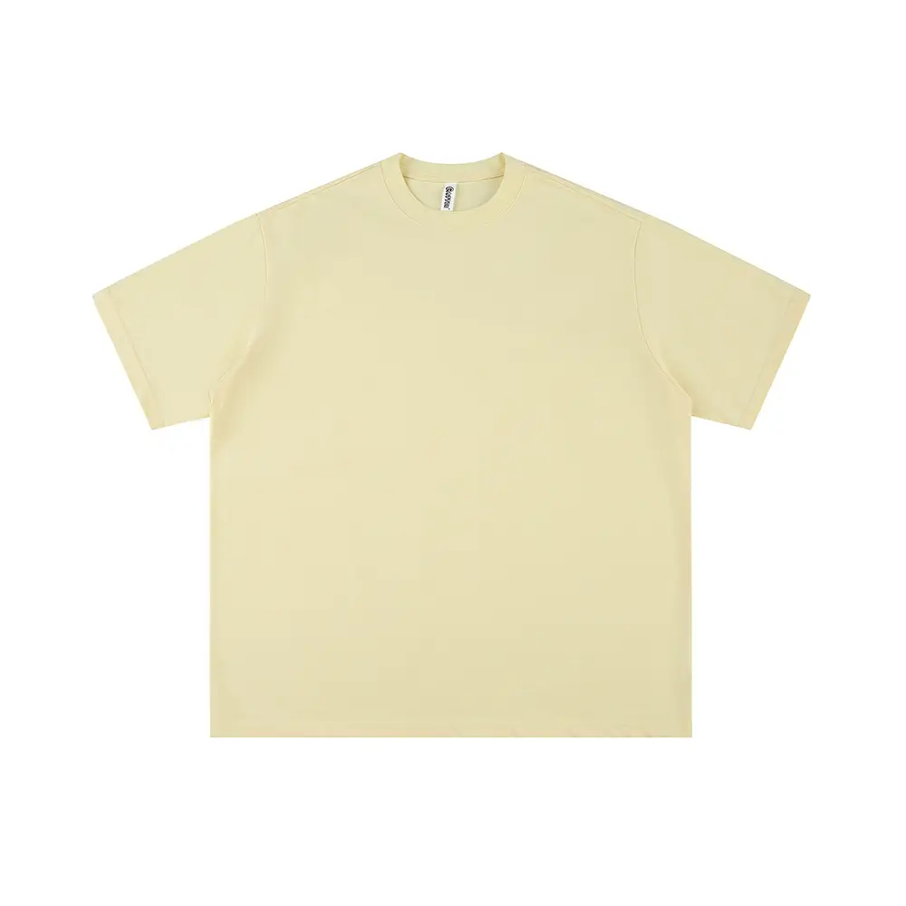 Men Green Cotton T-Shirt Short Sleeve Loose Fit - Image 6