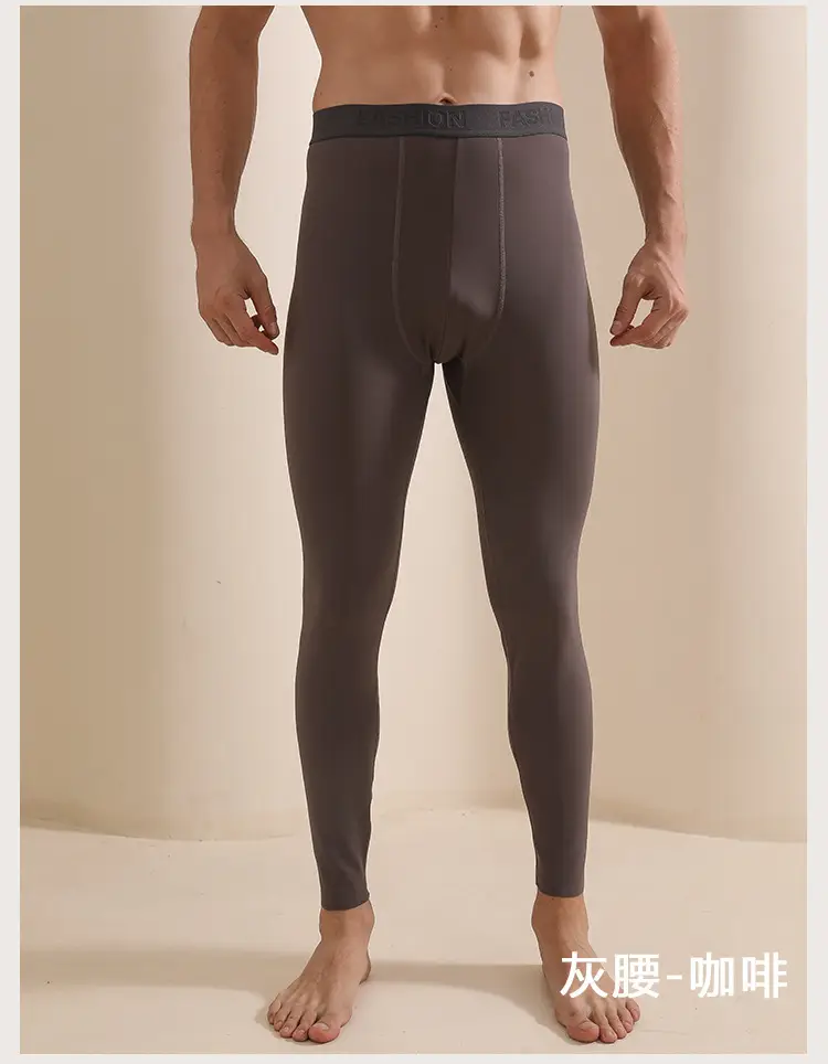 Men's Fleece Lined Shark Pants Black Two Wear — feature 21