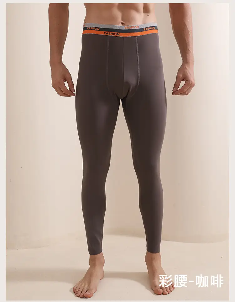 Men's Fleece Lined Shark Pants Black Two Wear — feature 24