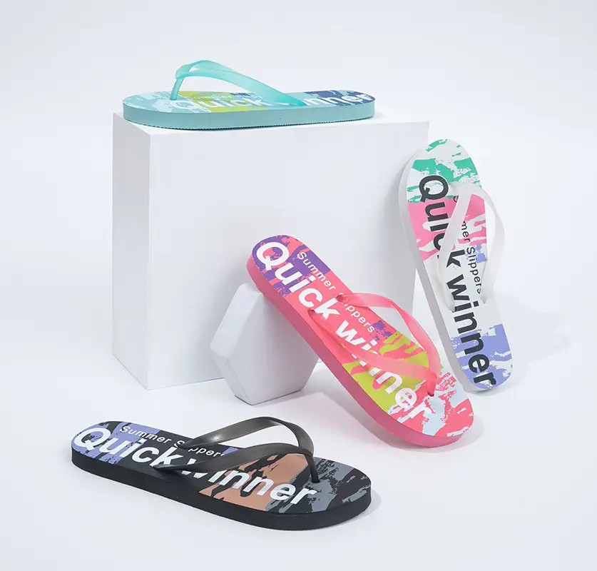 New Beach Flip-Flops Women's Summer Wear DIY Seaside Solid Color Clip Flat Sandals Women's Wholesale — feature 4