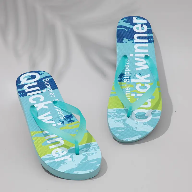 New Beach Flip-Flops Women's Summer Wear DIY Seaside Solid Color Clip Flat Sandals Women's Wholesale - Image 4