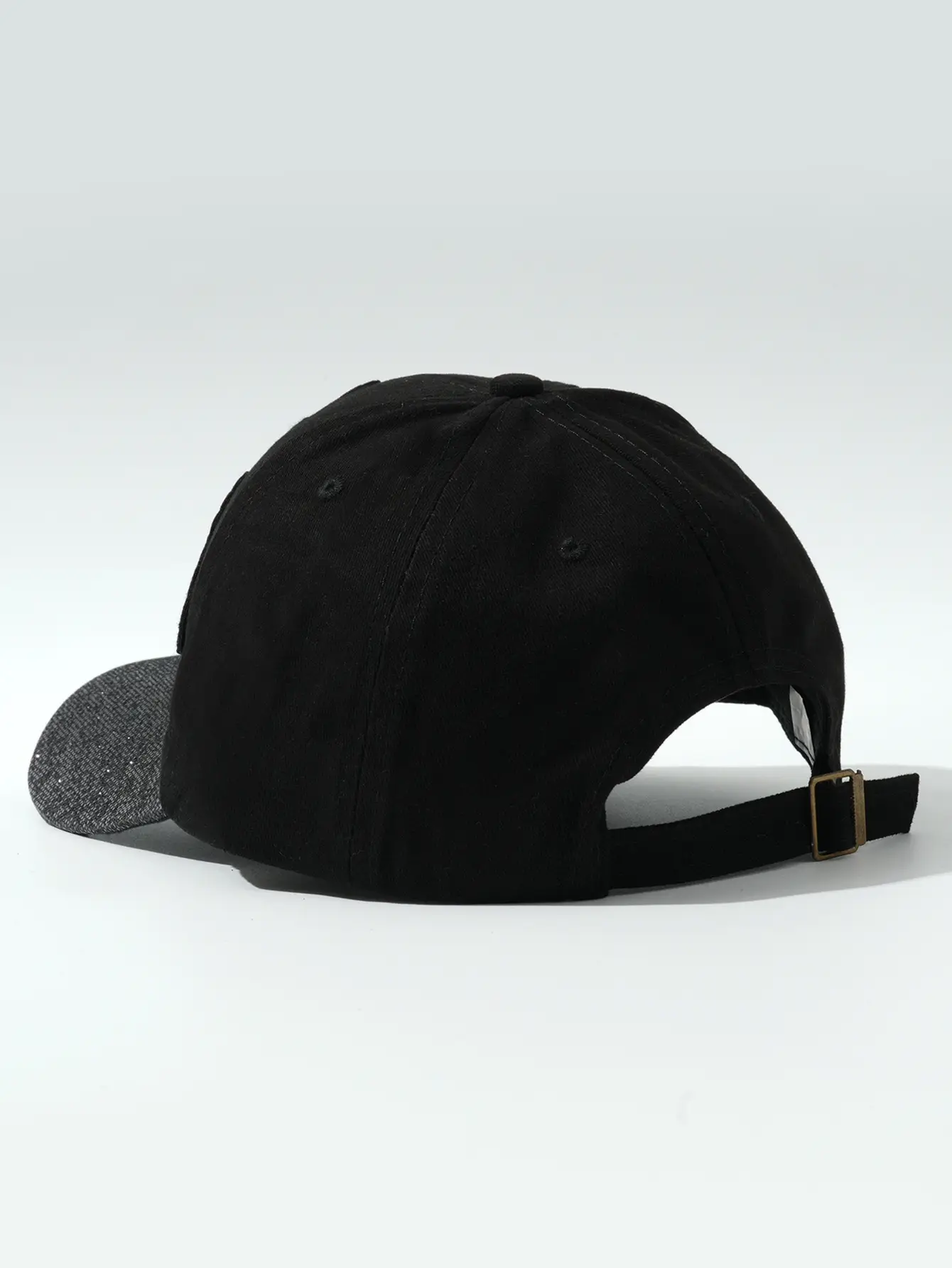 Black Embroidered Skull Baseball Cap Halloween Play — feature 6