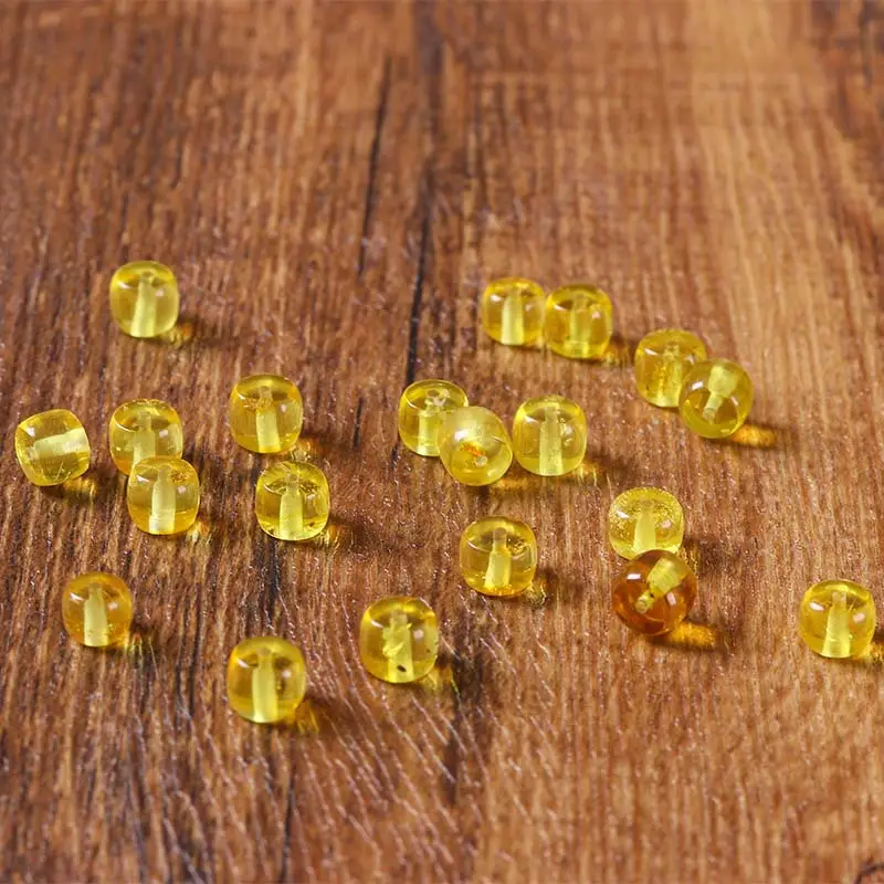 Natural Baltic Amber Gold Beads for Purification & Jewelry - Image 3