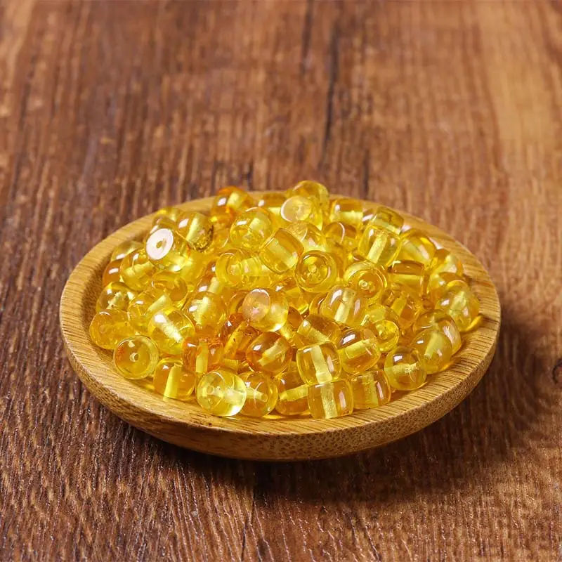 Natural Baltic Amber Gold Beads for Purification & Jewelry - Image 4