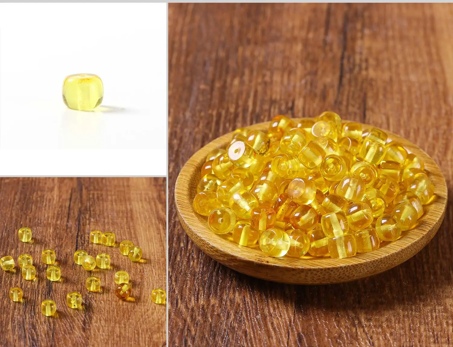 Natural Baltic Amber Gold Beads for Purification & Jewelry — feature 4