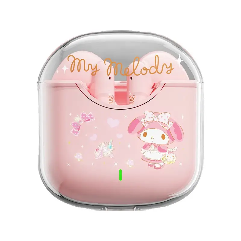 Sanrio Wireless Bluetooth Headset Transparent Cartoon Girl High Color