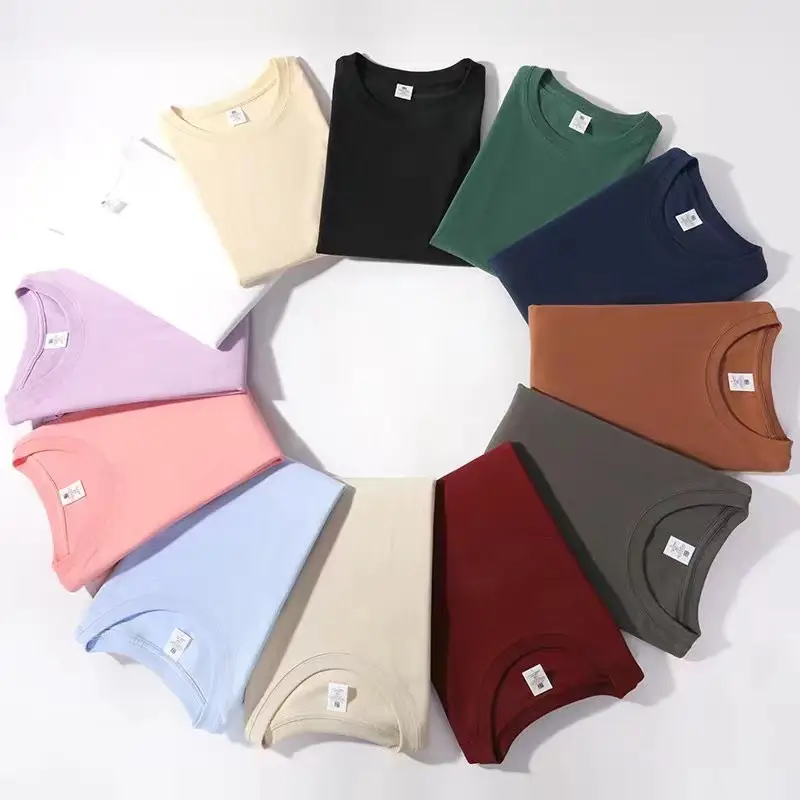 Men's Pink Loose Cotton T-Shirt Plus Size - Image 12