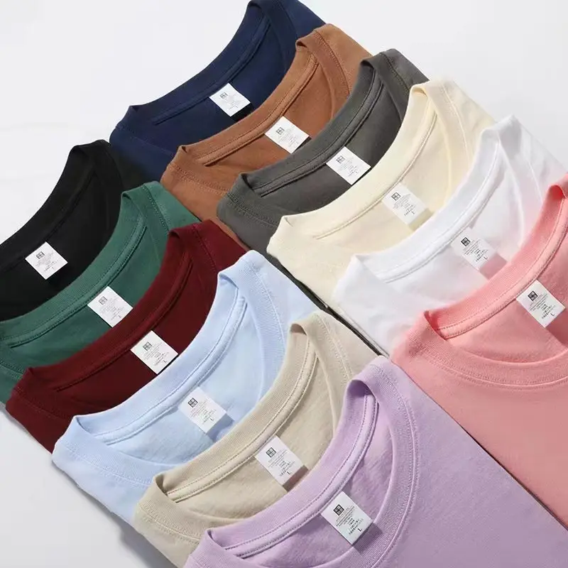 Men's Pink Loose Cotton T-Shirt Plus Size - Image 13